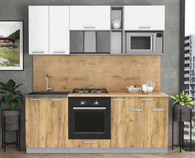 Готовая кухня Интерлиния Мила Лайт 2.0 ВТ