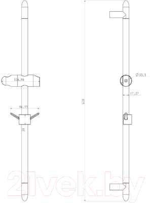 Душевая стойка LEMARK LM8063C