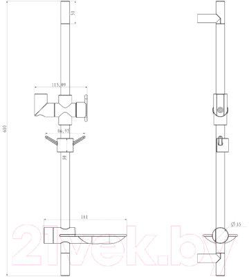 Душевая стойка LEMARK LM8062C