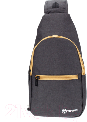 Рюкзак Torber T062-BEI (черный/бежевый) - фото