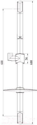 Душевая стойка LEMARK LM8066C