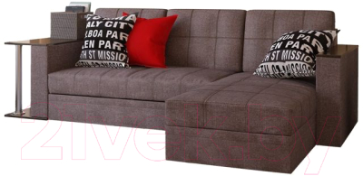 Диван угловой Асмана Фаворит с баром - фото