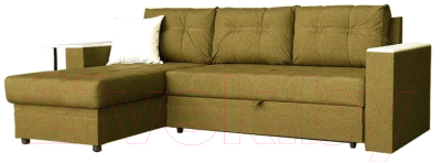 Диван угловой Асмана Фаворит с баром - фото