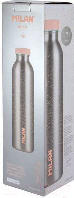 Бутылка для воды Milan Silver Series / 643020SL