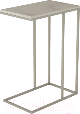 Приставной столик Калифорния мебель Агами (лайт стоун) - фото
