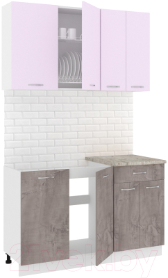 Готовая кухня Кортекс-мебель Корнелия Лира-лайт 1.3м - фото