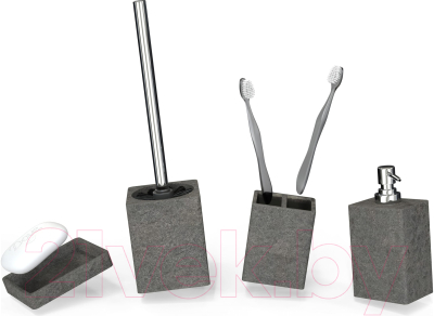 Стакан для зубной щетки и пасты FORA FOR-STN44BL