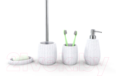 Стакан для зубной щетки и пасты FORA FOR-WAV044W