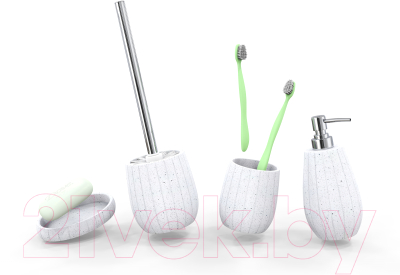 Стакан для зубной щетки и пасты FORA FOR-WAV044W