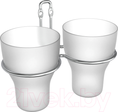 Набор стаканов для зубной щетки и пасты FORA FOR-FR039CR - фото