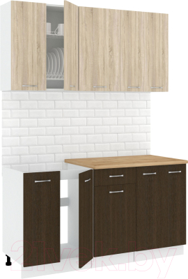 Готовая кухня Кортекс-мебель Корнелия Лира-лайт 1.5м - фото