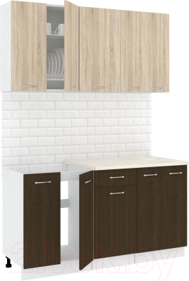 Готовая кухня Кортекс-мебель Корнелия Лира-лайт 1.5м - фото
