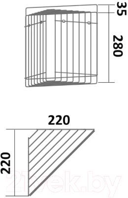 Полка для ванной FORA FOR-DIM052