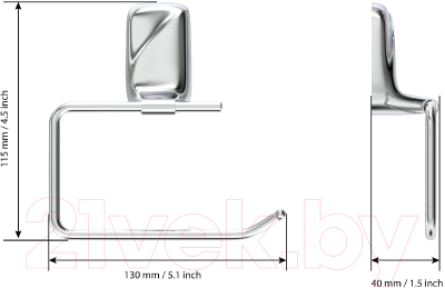 Держатель для туалетной бумаги FORA FOR-FL016