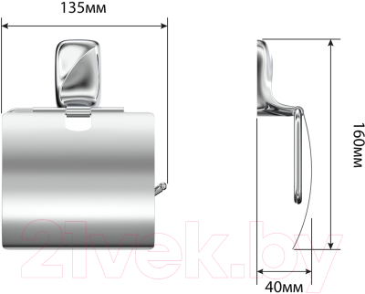 Держатель для туалетной бумаги FORA FOR-FL015