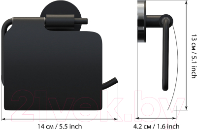 Держатель для туалетной бумаги FORA FOR-LORD015CR