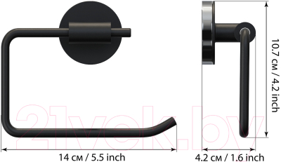 Держатель для туалетной бумаги FORA FOR-LORD016CR