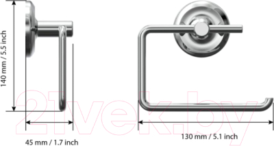 Держатель для туалетной бумаги FORA FOR-DP016