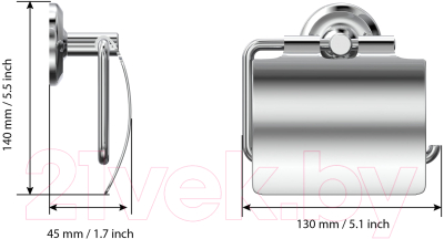 Держатель для туалетной бумаги FORA FOR-DP015