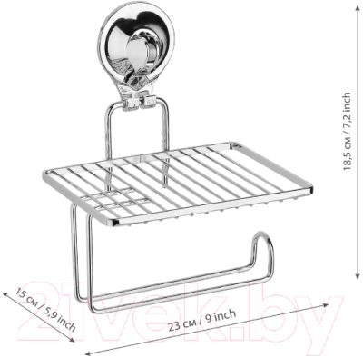 Держатель для туалетной бумаги FORA T002