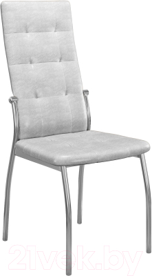 Стул DikLine Галс-М (хром/KL12 светло-серый) - фото