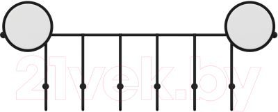 Вешалка для ванной FORA FOR-GRA004