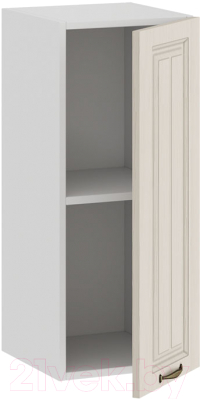 Шкаф навесной для кухни ТриЯ Лина 1В3 (белый/крем)