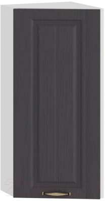 Шкаф навесной для кухни ТриЯ Лина 1В3Т (белый/графит) - фото