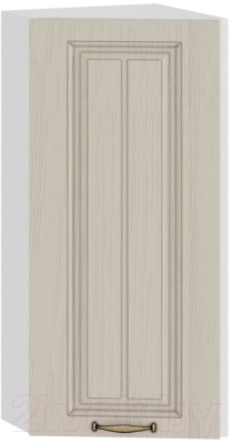 Шкаф навесной для кухни ТриЯ Лина 1В3Т (белый/крем) - фото