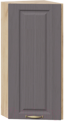 Шкаф навесной для кухни ТриЯ Лина 1В3Т (дуб крафт золотой/графит) - фото