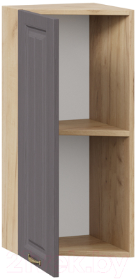 Шкаф навесной для кухни ТриЯ Лина 1В3Т (дуб крафт золотой/графит)