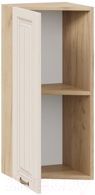 Шкаф навесной для кухни ТриЯ Лина 1В3Т (дуб крафт золотой/крем)