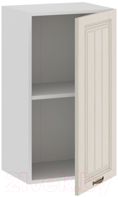 Шкаф навесной для кухни ТриЯ Лина 1В4 (белый/крем)