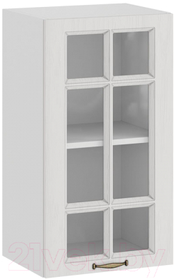 Шкаф навесной для кухни ТриЯ Лина 1В4С (белый) - фото