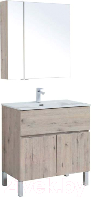 Комплект мебели для ванной Aquanet Алвита New 80 / 274217 - фото