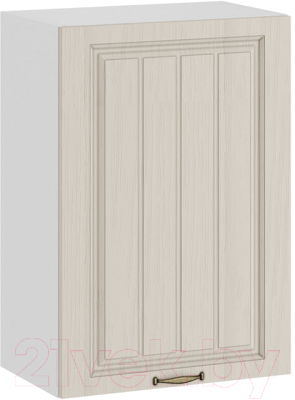 Шкаф навесной для кухни ТриЯ Лина 1В5 (белый/крем) - фото