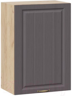 Шкаф навесной для кухни ТриЯ Лина 1В5 (дуб крафт золотой/графит) - фото