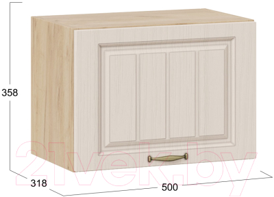 Шкаф под вытяжку ТриЯ Лина 1В5Г (дуб крафт золотой/крем)