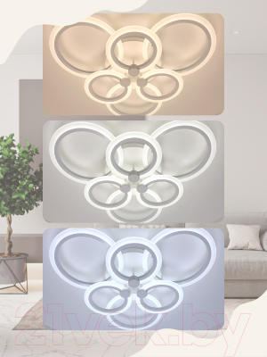 Потолочный светильник Mirastyle Диод JX-19094/3+3 WH ML