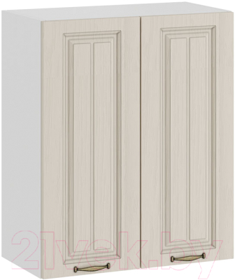 Шкаф навесной для кухни ТриЯ Лина 1В6 (белый/крем) - фото