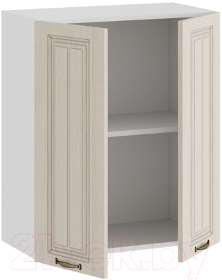 Шкаф навесной для кухни ТриЯ Лина 1В6 (белый/крем)