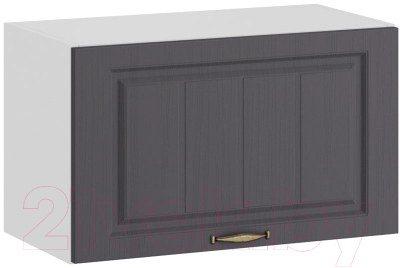 Шкаф под вытяжку ТриЯ Лина 1В6Г (белый/графит) - фото