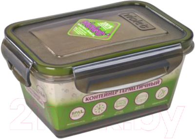 Контейнер для хранения Violet Герметичный / 92081 (0.8л, дымчатый) - фото