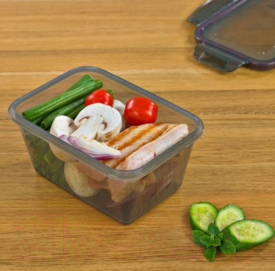 Контейнер для хранения Violet Герметичный / 92081 (0.8л, дымчатый)