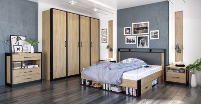 Шкаф Мебель-Неман Стенли МН-037-04