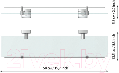 Полка для ванной FORA K034-50M