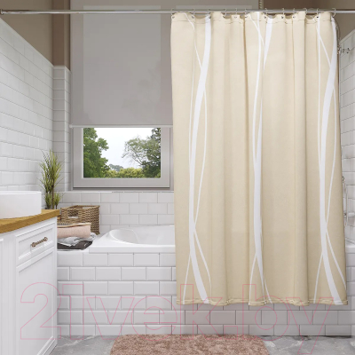 Шторка-занавеска для ванны FORA FOR-LN202