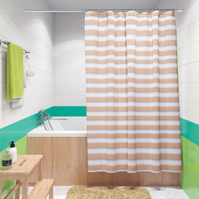 Шторка-занавеска для ванны FORA FOR-SPL201