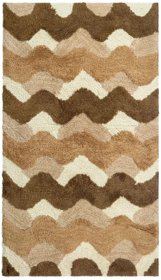 Коврик для ванной FORA Волны 2823-1 100BG - фото