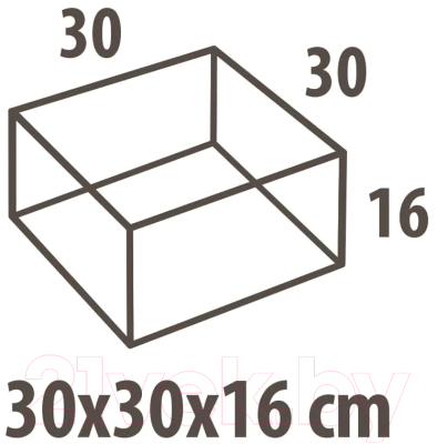 Кофр для хранения Hausmann HM-PICF03 (бежевый/растительный принт)